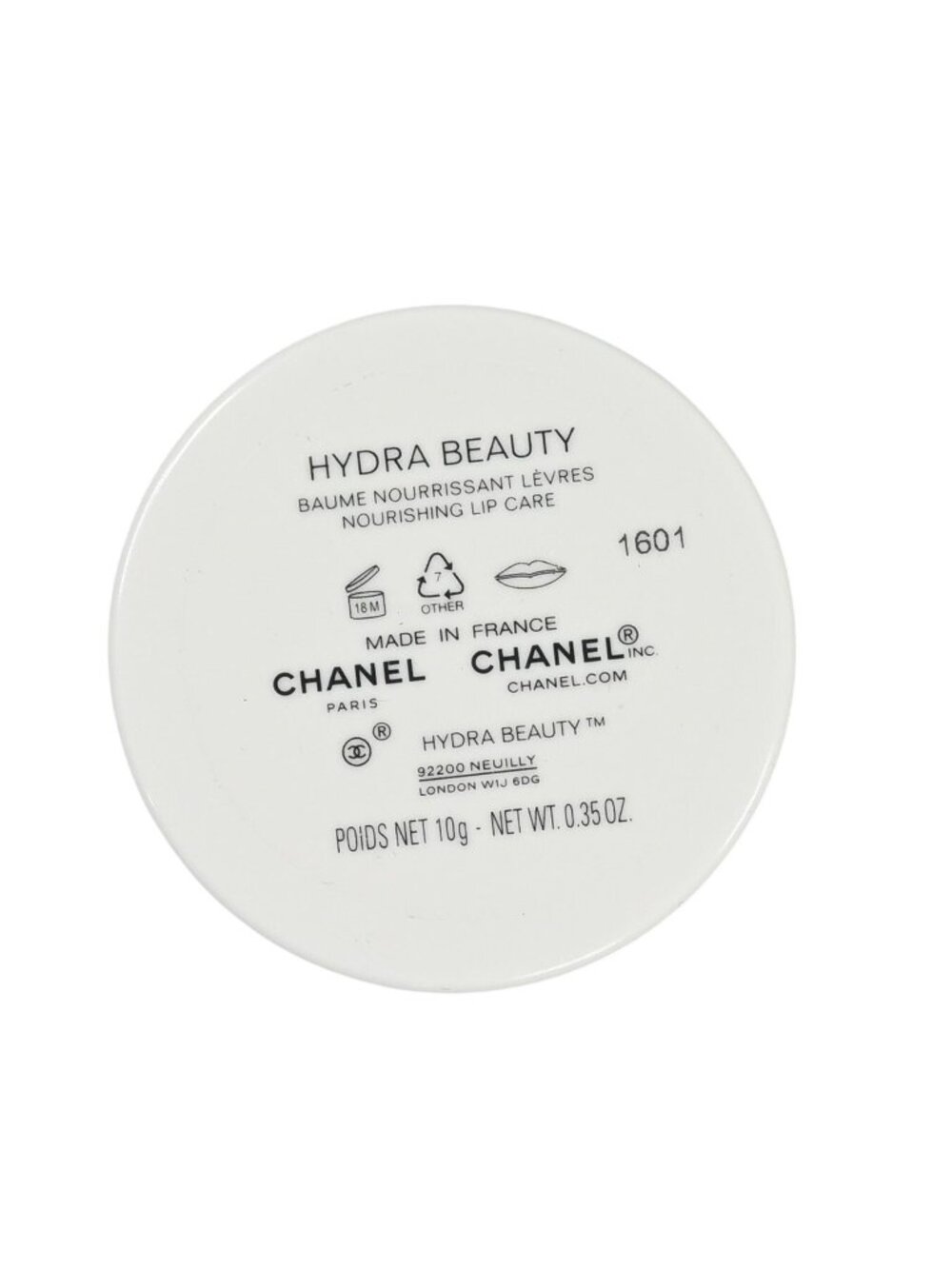 Chanel Hydra Beauty Nourishing Lip Care 0.35 oz